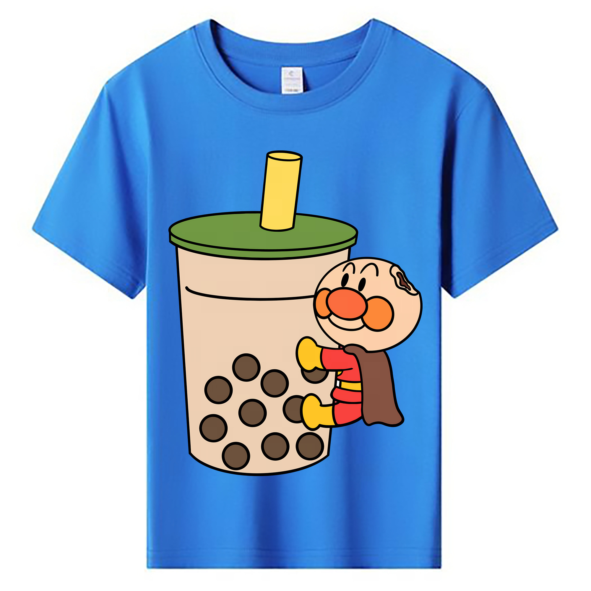 （画像用） アンパンマン Anpanman 綿100％キッズTシャツ（フロントプリント）